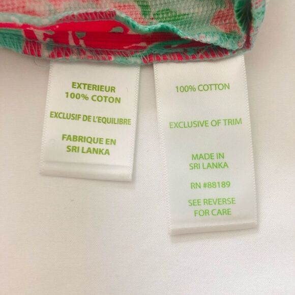 Lilly Pulitzer Floral Skort in Pink and Green - Picture 8 of 8